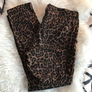 Vintage American Cheetah Print Jeans